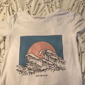 Wave with sun shirt (and so it is)